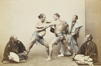 Luchadores de sumo de Japanese Photographer